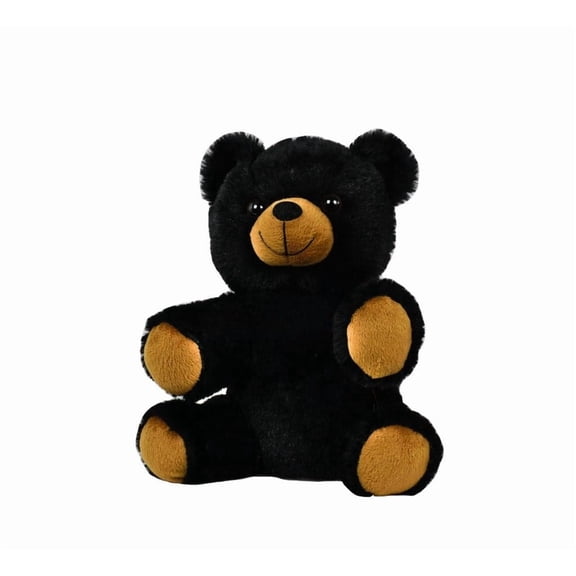 Black Bear 8 Inch Plush Stuffed Animal, Soft Woodland Bear Toy
