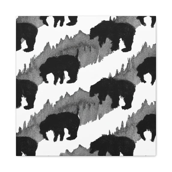 Black Bear Baroque - Canvas