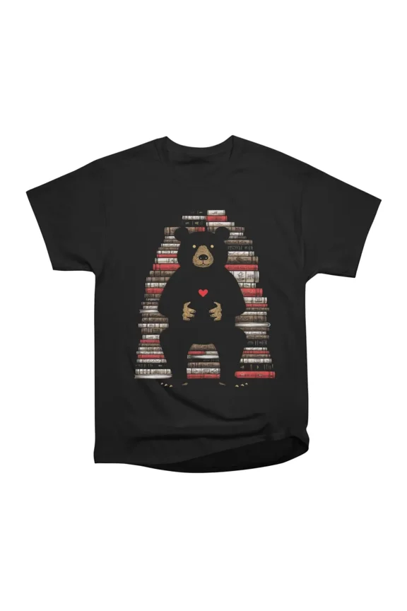 Black Bear Book Club T-Shirt Tee Gift For Him Merch For Her Apparel For Friend