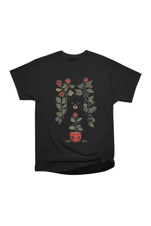 Black Bear Botanics T-Shirt Tee Gift For Him Merch For Her Apparel For Friend