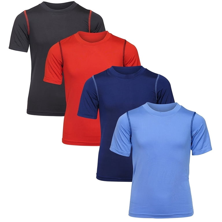 GWA Boys Active T-Shirts Half Sleeve Pack of 4