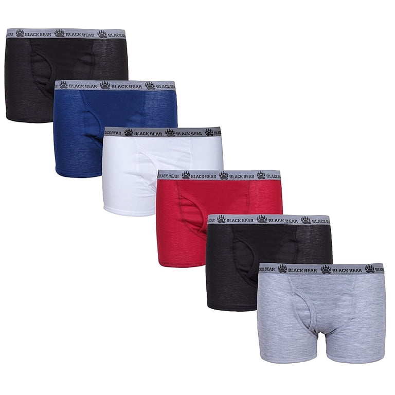 Boxer Briefs Pour Hommes Big Boys - Modal Noir - Taille Unique (Modèle 3003) - Neuf Avec étiquettes