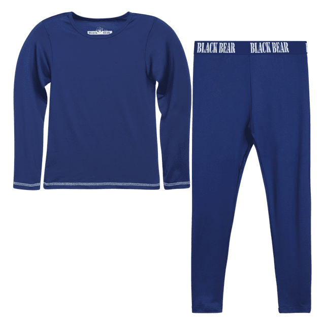 Black Bear Boys' Thermal Underwear Set 2 Piece Base Layer Long Sleeve