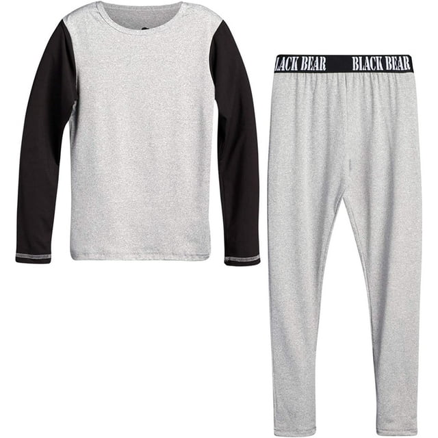 Black Bear Boys' Thermal Underwear Set 2 Piece Base Layer Long Sleeve