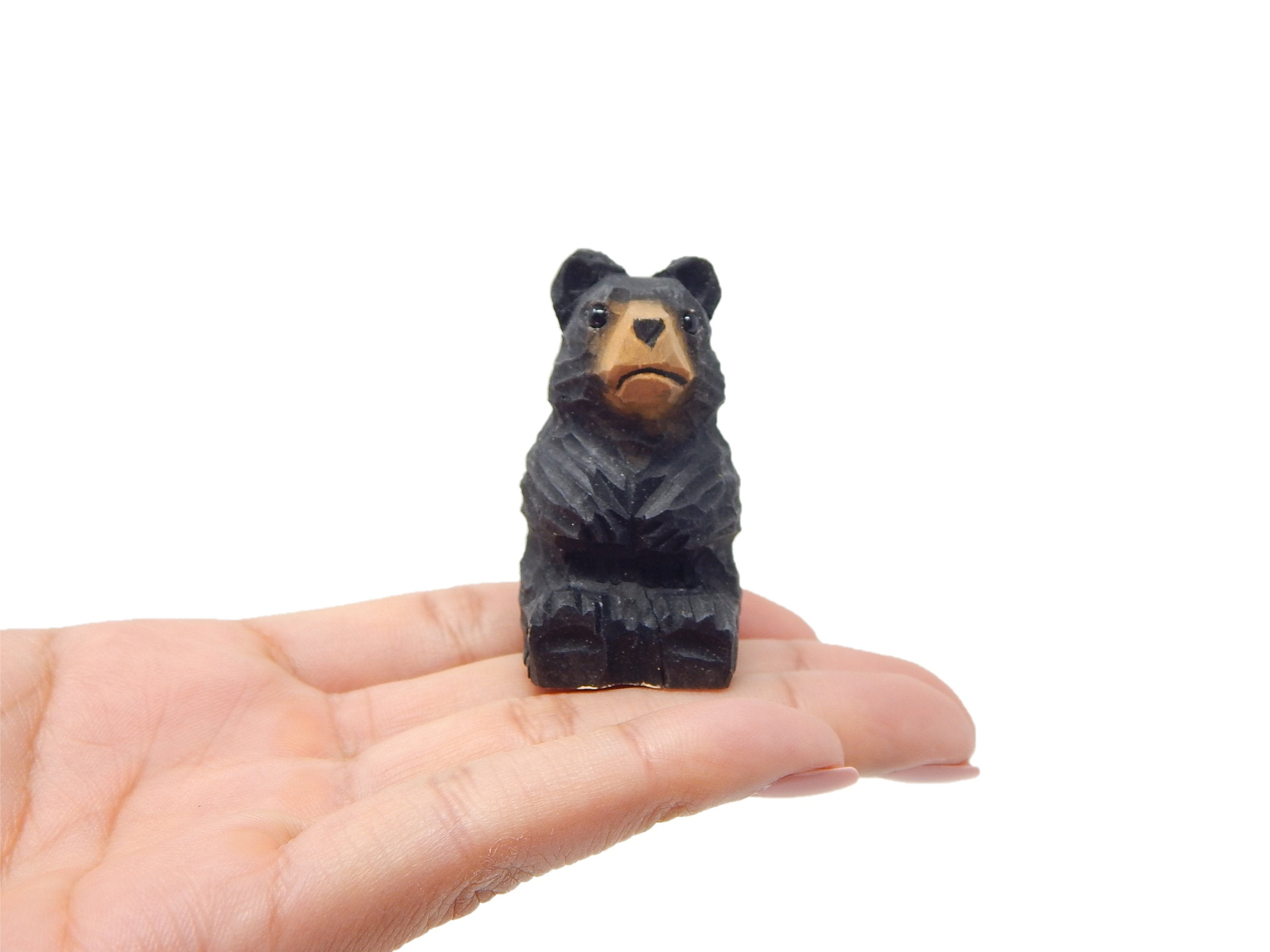 通販 激安 Bear Sculpture Wood アメコミ