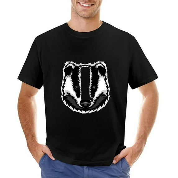 Black Bear Men’s Graphic T-shirt Vintage Short Sleeve Sport Tee Black 5XL