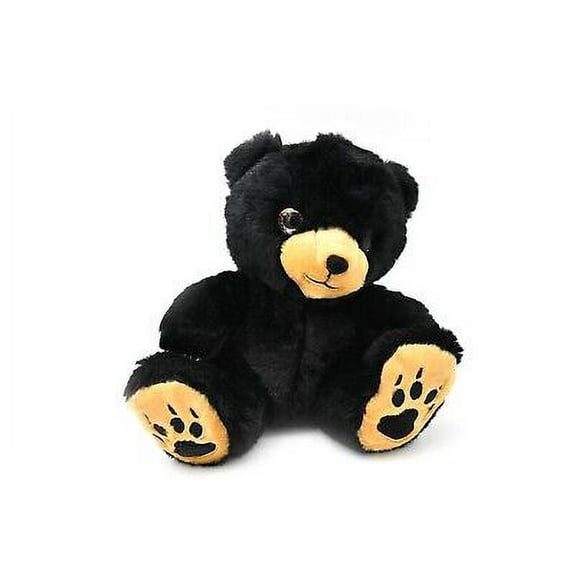 Black Bear, Sitting, Sweet Feet, Realistic Cute Stuffed Animal Plush Toy, Kids Educational Gift 7" CWG65 BB17