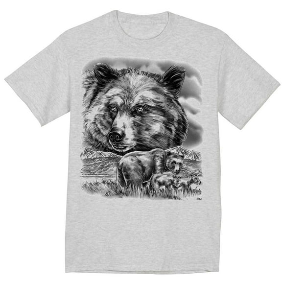 Black Bear Wildlife T-shirt Mens Graphic Tees Clothing Apparel