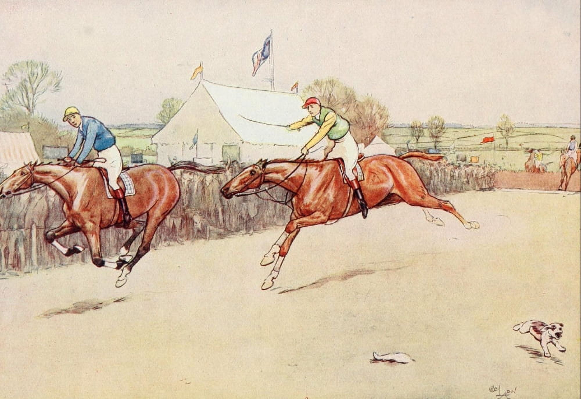 Black Beauty 1916 He came in the first three Canvas Art - Cecil Aldin (18 x 24)