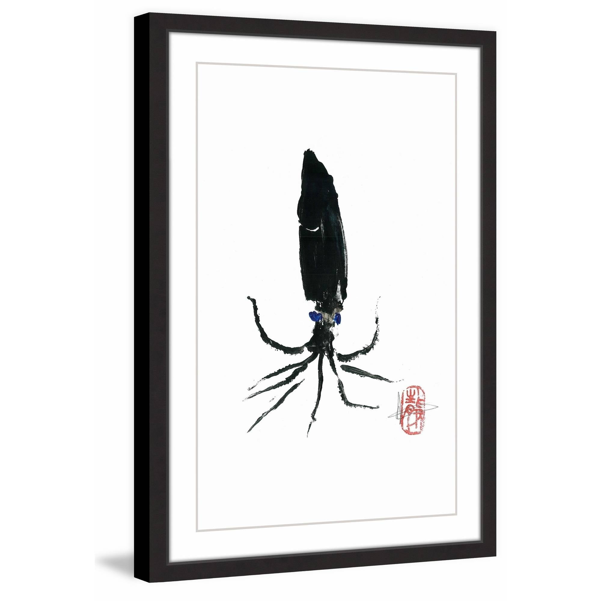 "Black Beauty" Framed Painting Print