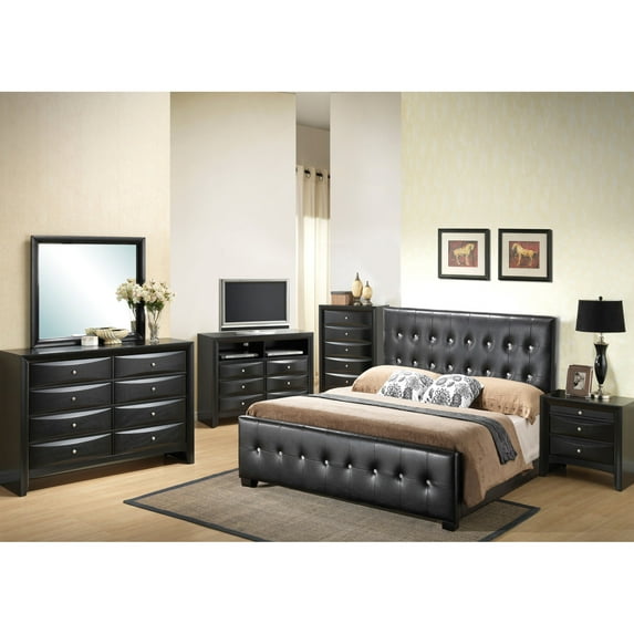 Black Bed with Transitional Look | Easy to Fit Decor | Living Spaces