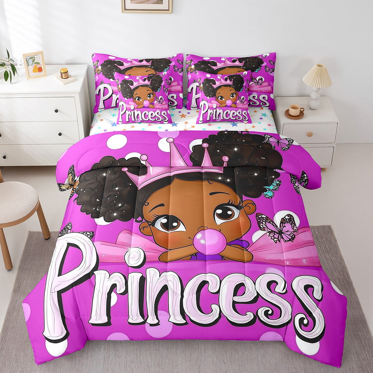 Young Crest Black Bedding Set main image 1