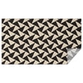 thumbnail image 1 of Black Beige Chevron Pattern Rectangle Tablecloth 60"x102",Waterproof Polyester Rectangle Table Cloth, Wipeable Spillproof Polyester Tablecloth for Dining, Camping, Indoor and Outdoor, 1 of 6