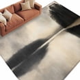 thumbnail image 1 of Black Beige Lake Large Area Rugs for Bedroom Living Room, Soft Non Slip Carpet Bedside Rug, Abstract Aesthetics Mysterious Rectangular Floor Cover Kitchen Accent Rug 5'x7' for Dining Room/Office, 1 of 9