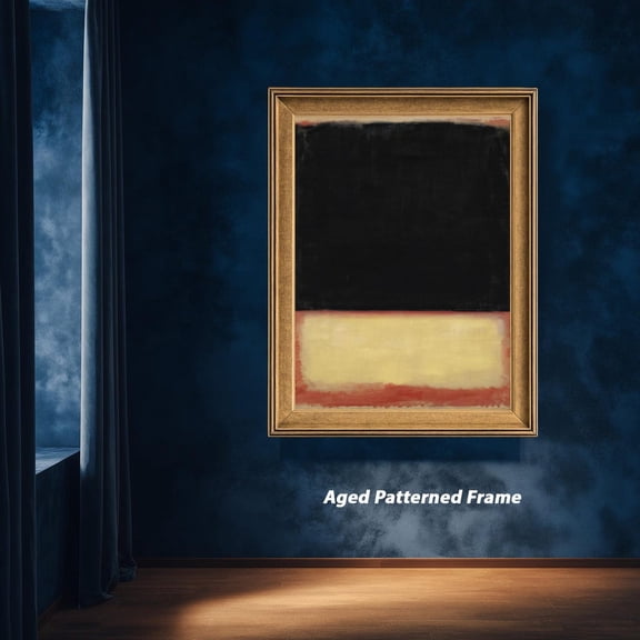 Black Beige Minimalist Color Block Abstract Print Wall Art Modern Living Room Decor, Unframed Paper Poster 11x14in