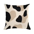 thumbnail image 1 of Black And Beige Modern Art Geometric Pillow Covers,Black And Beige Modern Art Geometric Throw Pillow Covers 18"×18" ,Living Room Sofa Couch Pillow Covers,Decorative Pillow Covers, 1 of 7