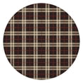 thumbnail image 1 of Black Beige and Red Checkerboard Checkered Pattern Round Fitted Tablecloth with Elastic Edge,Dining Table Cover Waterproof,Outdoor Round Tablecloth for Camping,Dining,Indoor and Outdoor, 1 of 7