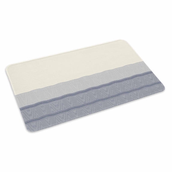Black Beige Striped Doormat Outdoor Entrance 16"x24", Farmhouse Stripes Absorb Moisture Dirt Door Mats, Non-Slip Rubber Backing Floor Mats Indoor, Low-Profile Front Door Rugs