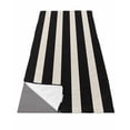 thumbnail image 1 of Black Beige Striped Yoga Towel for Hot Yoga Non Slip, Vintage Geometric Line Simple Yoga Mat Towel Absorbent Yoga Sweat Towels Microfiber Hot Yoga Blanket for Bikram Pilates 26"x70", 1 of 7