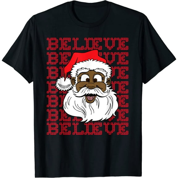 Black Believe Santa Fun Silly Santa African American Santa