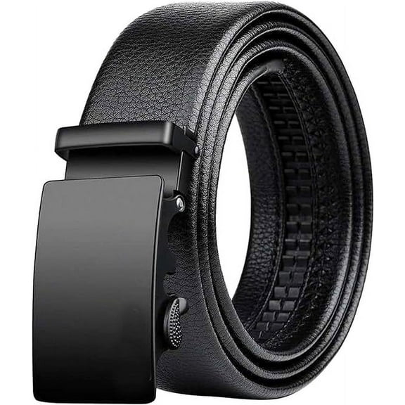 Black Belt, Belt for Men, PU Leather   Iron Buckle Casual Wearable Durable Belt for Jeans and Suit Pants, Elegant Classic Men Belt Easy To Match Assorted Pants