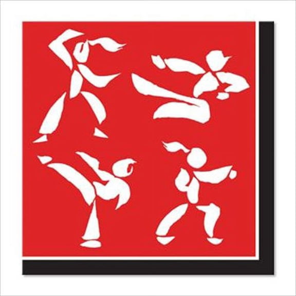 Black Belt Beverage Napkins