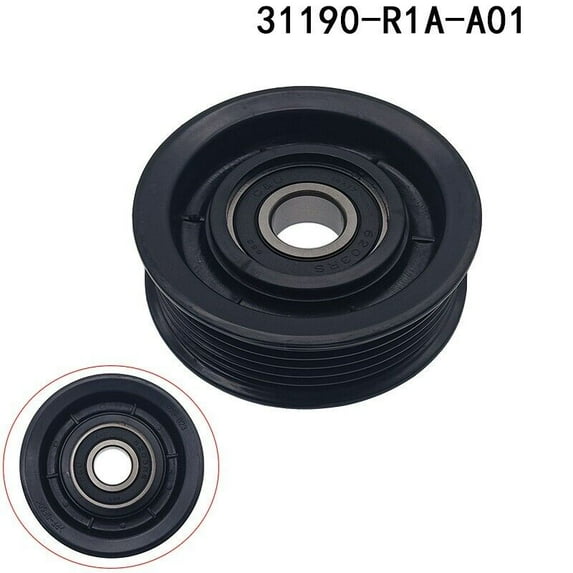 Black Belt Drive Tensioner Pulley Wheel For Honda Accord Civic CRV 31190-R1A-A01