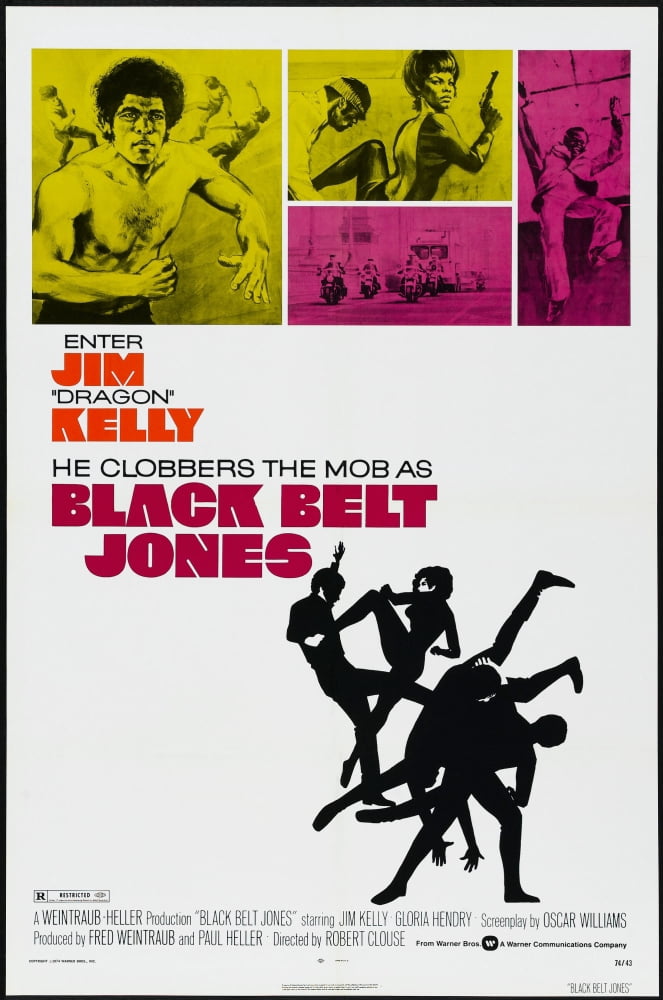 Black Belt Jones U Canvas Art - (11 x 17)