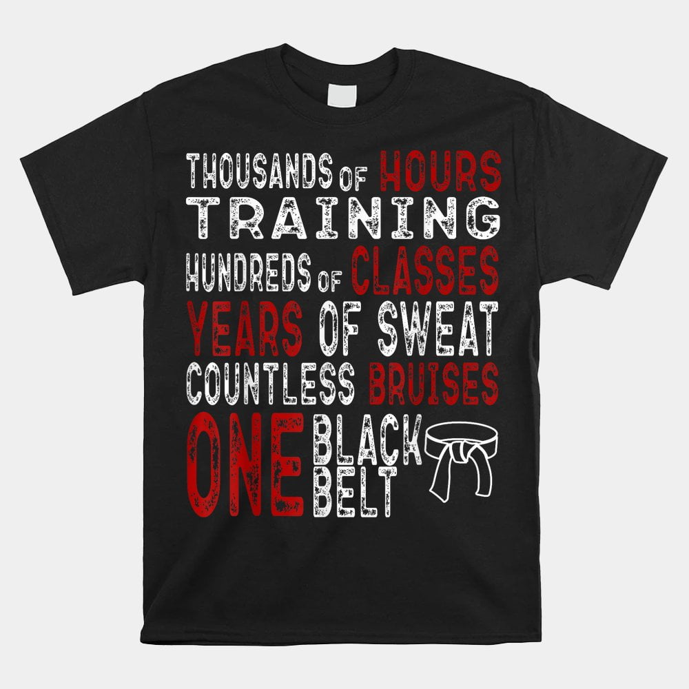 Black Belt Taekwondo Mixed Shirt