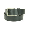 thumbnail image 1 of Black Belt with Nickel Finish Center Bar Buckle, 1 of 1