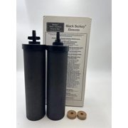 Black Berkey Elements BB9-2 Filters for Berkey Water Systems Set of 2