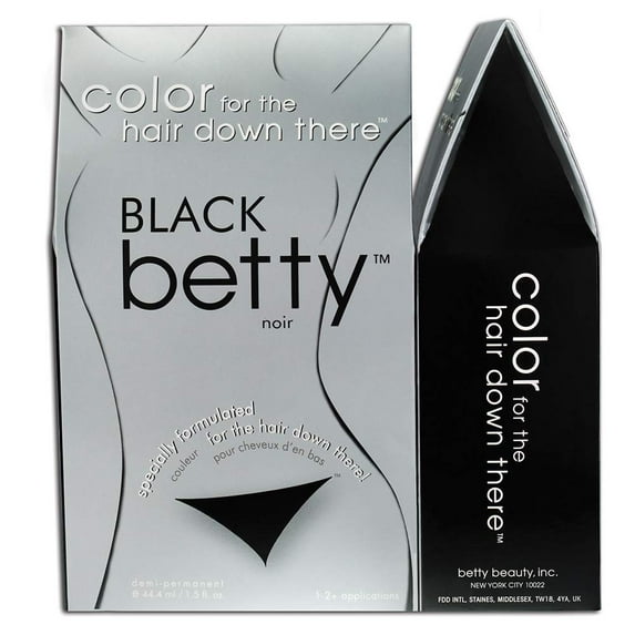 Black Betty - Hair Color for the Hair Down There Kit (Pack of 6)
