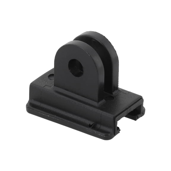 Black Bicycle Computer Holder Bracket For Headlamp Mount,Secure Plastic Adapter With Stable Connection, for Interface Extension(cat eye adapter)
