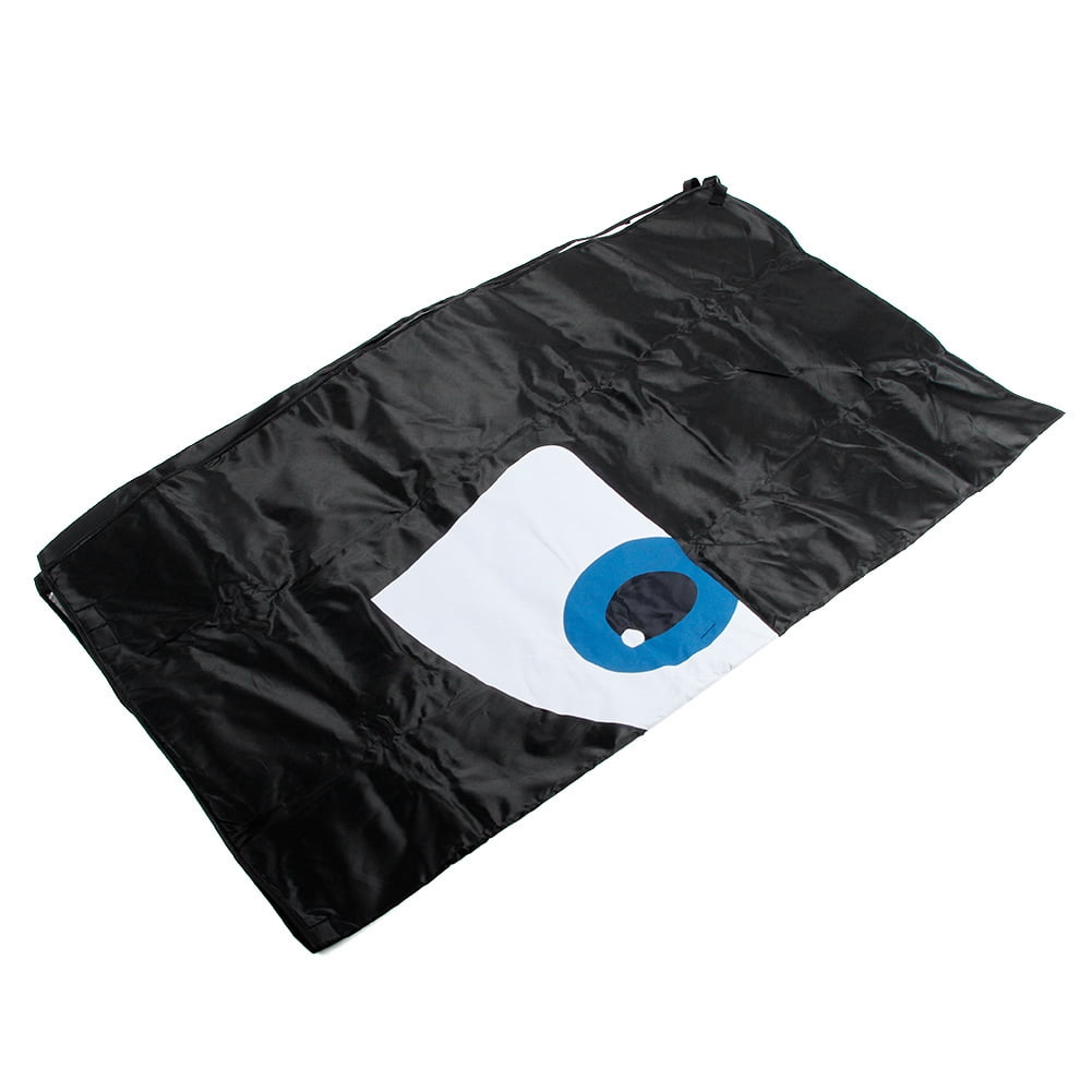 Black Big Eyes Front Window Windshield Sunshade Sun Visor Fits for Jeep Wrangler 2007-2017