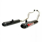 Black Big Gun Exhaust Yamaha Raptor 700 06-14 EVO R ATV Full Dual System