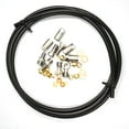 Black Bike Bicycle Hydraulic Disc Brake Hose Banjo Connector Kit for