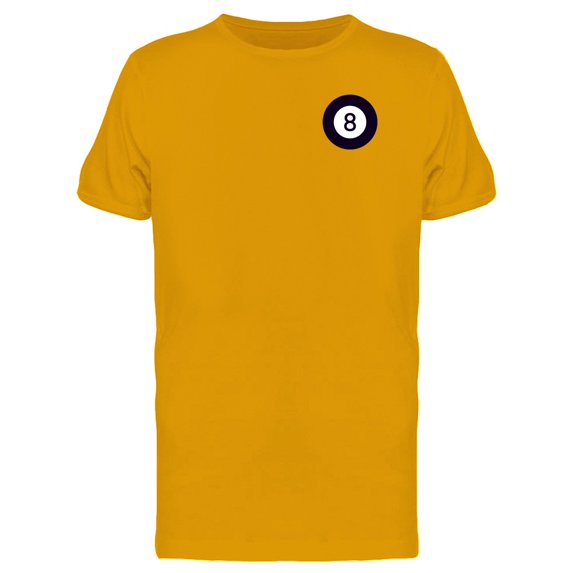 Black Billiard Ball 8 Doodle T-Shirt Men -Image by Shutterstock, Male 3X-Large