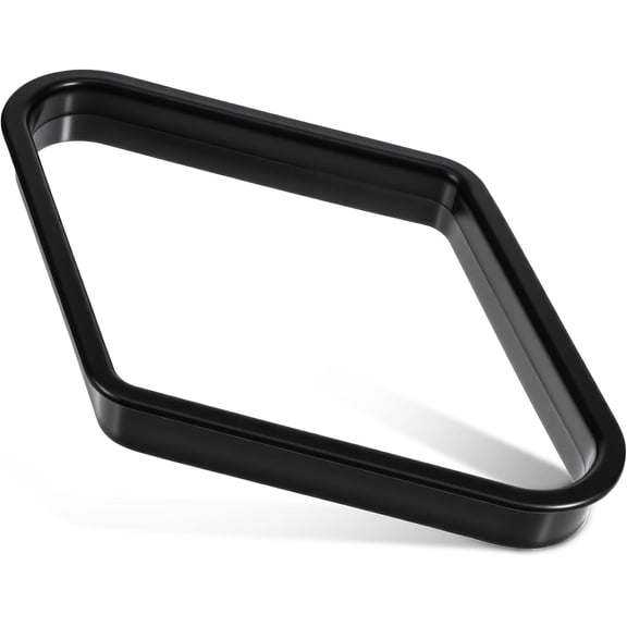 Black Billiards 9 Ball Pool Table Triangle Rack 9-Ball Diamond Pools Ball Racks Plastic Triangle Rack for 2-1/4" Pools Balls Pool Table Accessories