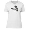 thumbnail image 1 of Black Bird In Brush Art T-Shirt Men -Image by Shutterstock, Male Small, 1 of 2