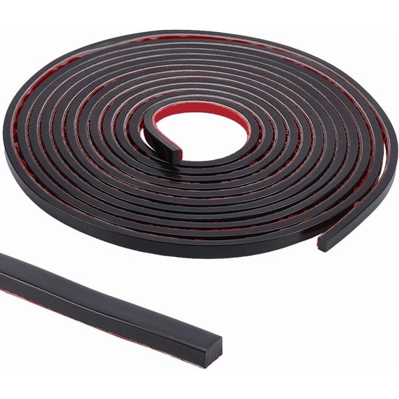 Black Black 16.4Ft ing Wall Trim Strips Tile Edge Peel and Stick Self Adhesive Liner Corner Decor Self Adhesive Bendable PVC Imitation Gesso for Lines Window Frame Home Ceilings Decoration