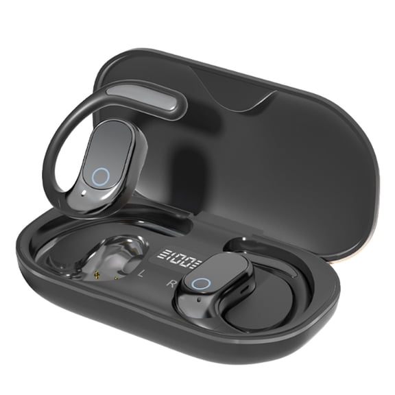 Black Black Ai Smart Translation Headset With 144 Languages Includes Charging Cable And Storage Case Portable For Travel And Business