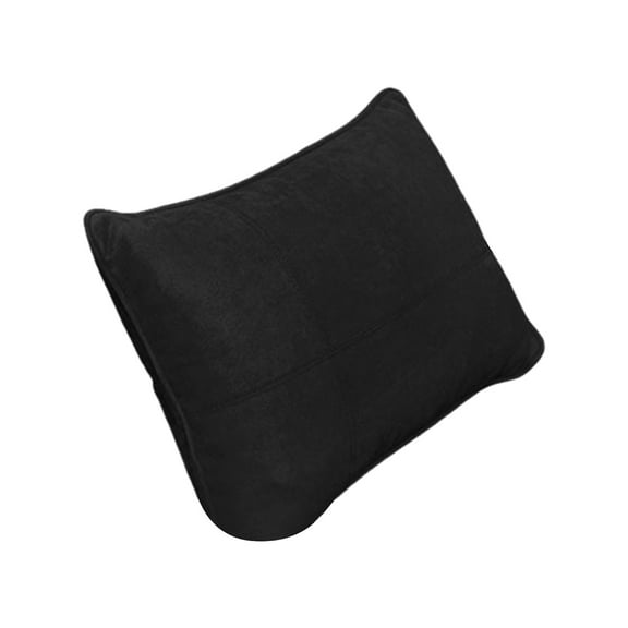 Black Black Car Lumbar Support Cushion Leather Velvet Back Rest Pillow For Seats Ergonomic Design Comfort For Long Drives Office Chair Back Support