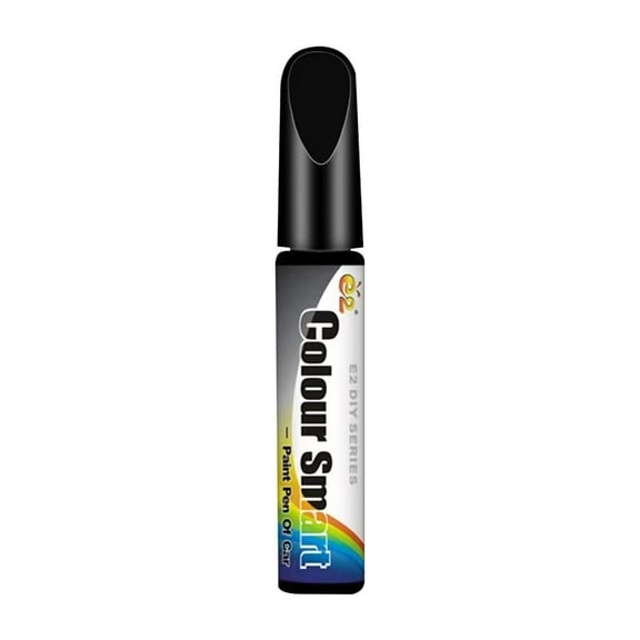 Black Black Car Paint Scratch Repair Pen Universal Color Touch Up Refinishing 12Ml Easy Application For Minor Scratches Chips Plastic Bottle With Brush Tip