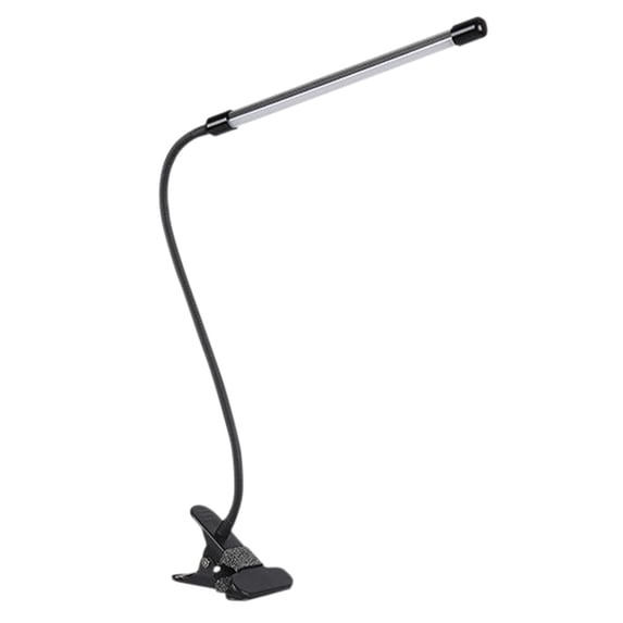 Black Black Led Desk Lamp With Clip And Eye Protection 15.3X10.6In 0.74Lb Usb Powered Adjustable Light For Student Dorm Reading Bedroom Office Desk