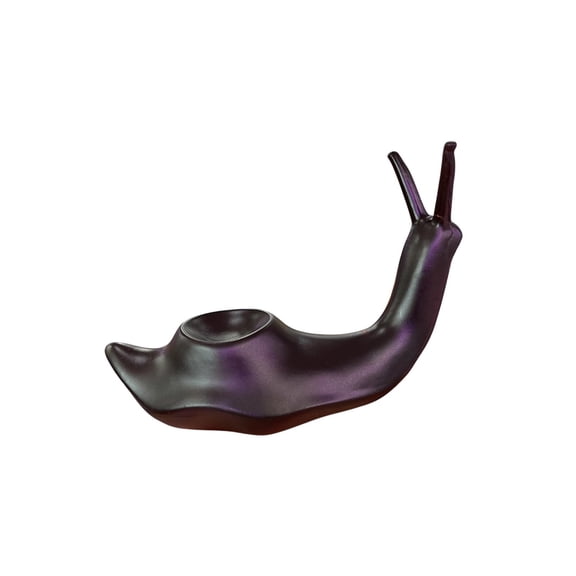 Black Black Resin Snail Base For Crystal Ball Ornament Carving Figurine Jewelry Display Holder Home Desk Shelf Decor