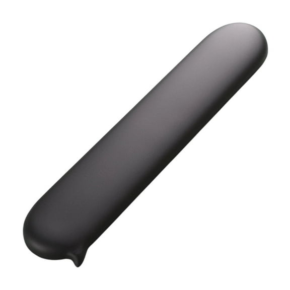 Black Black Soft Rubber Keyboard Wrist Support Pad For Hand And Palm Protection High Beauty Solid Color Ergonomic Wrist Rest For Typing Comfort