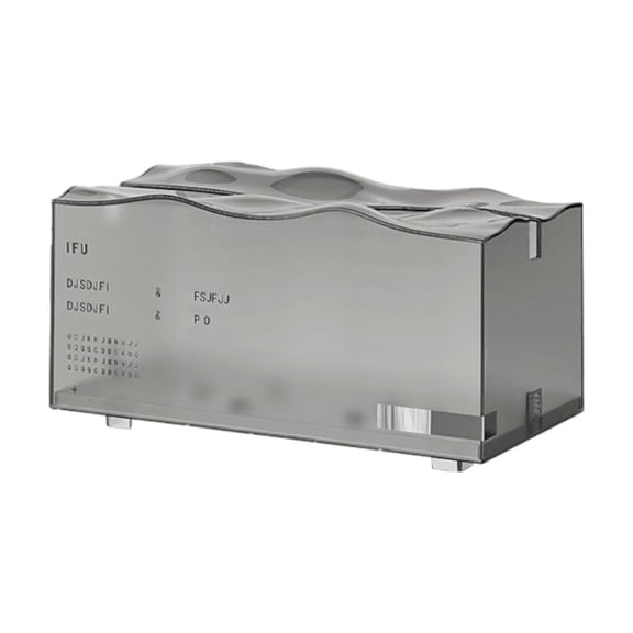 Black Black Spring Bottom Tissue Box With Elastic Dispensing Support For Dining Table And Bedroom Elegant And Practical