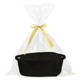 thumbnail image 1 of Black Black Woven Storage Basket With Handle Fabric Rope Gift Basket With Ribbon And Bag Decoration Home Organization Container, 1 of 6
