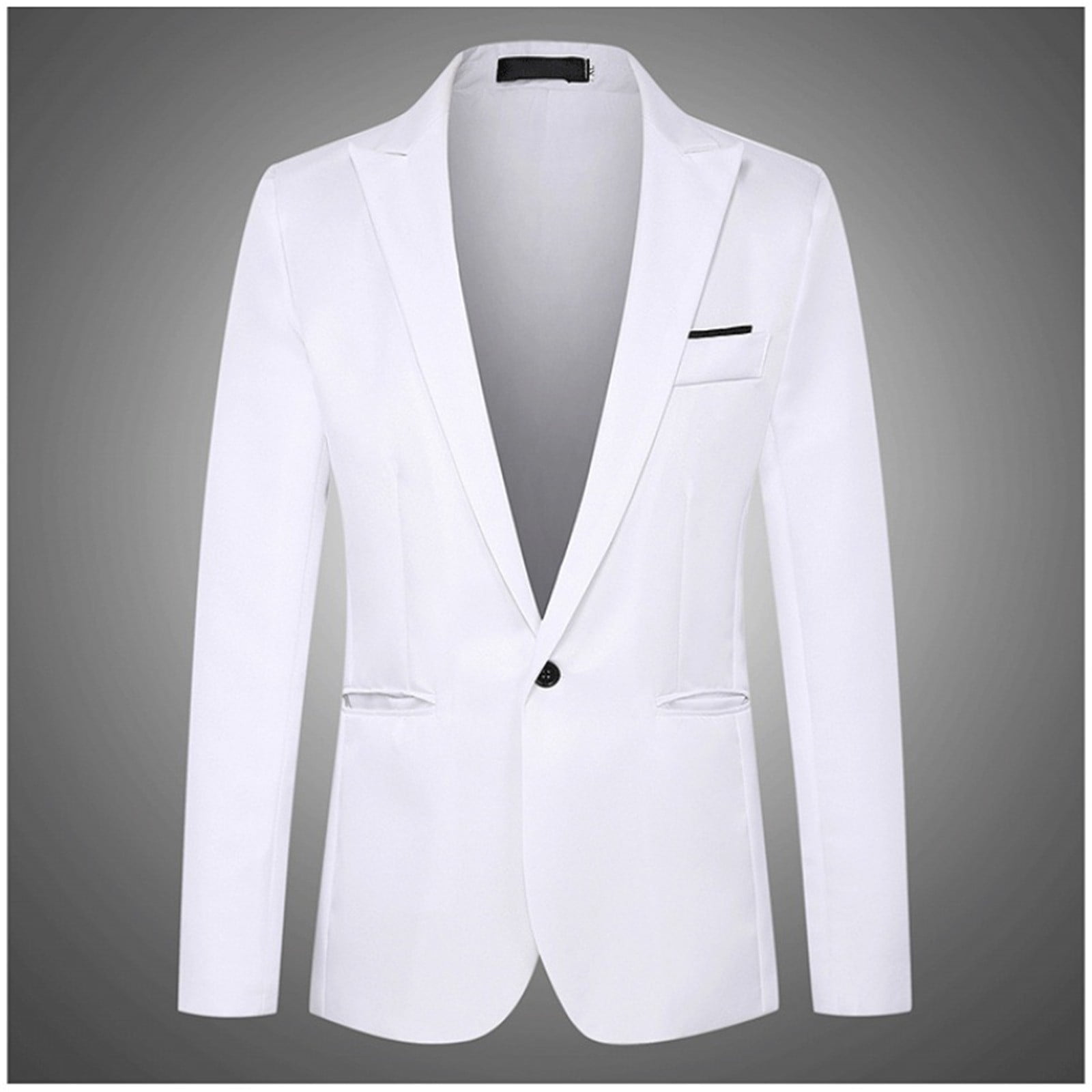 Men's Plaid Slim Fit Black and White Check Suit