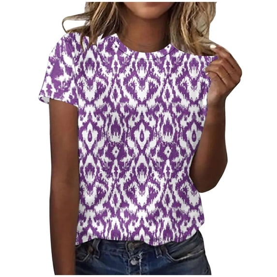 Black Blouses for Women Funeral Cotton T Shirts Loose Fit Short Sleeve Tunic Tops for Women 3Xl